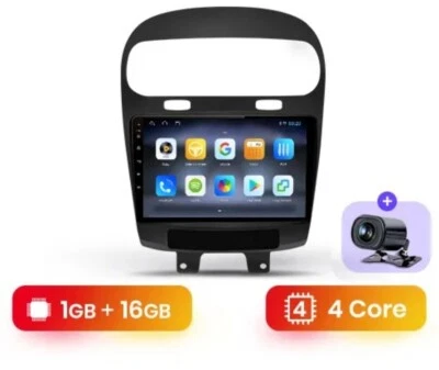 Radio 2 din 9" para Fiat Freemont Android 12 1 / 16GB USB Bluetooth GPS RDS - Imagen 1 de 4