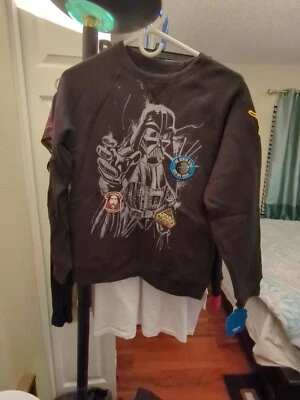 Star Wars Darth Vader Disney Parks Boys Pullover Sweatshirt Star Tours Crew L  - Image 1 of 4
