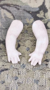 Antique Kestner Kewpie Doll Arms, Bonny Baby, Googly, Starfish doll arm, 1.5" - Picture 1 of 3