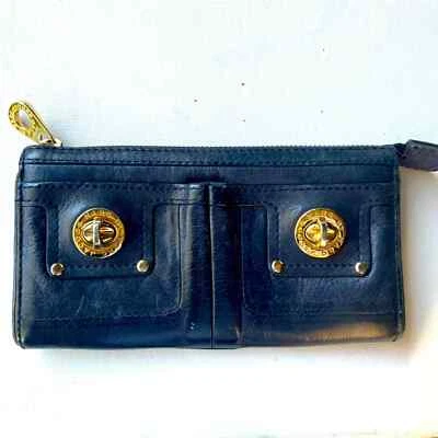 Cartera Marc by Marc Jacobs Y2K vintage de cuero azul Foto 1 de 4