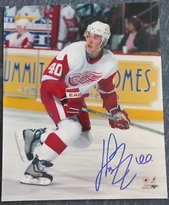 Detroit Red Wings Henrik Zetterberg Autographed 8x10 Hockey Photo - Picture 1 of 2