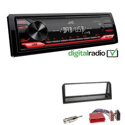 JVC KD-X182DB MP3 DAB+ USB 1-DIN Autoradio für Peugeot 106 1991-2003 - Bild 1 von 4