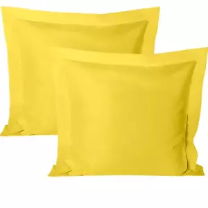 2 Pcs Microfiber European Pillow Shams Super Soft and Fade Wrinkle Resistant ... - Picture 1 of 6