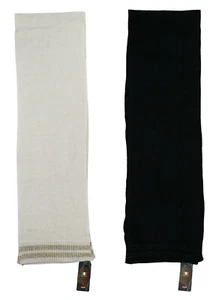 Levi's Italian Made Solid Color w/Glitter Striped Ends Womens Scarf NWT One Size - Picture 1 of 3