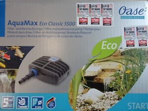 Oase AquaMax Eco Classic 5500 Filter und Bachlaufpumpe - NEU