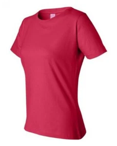 Ladies' V-Neck Tee (Red) (3X-Large) - Picture 1 of 1