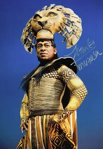 Alton Fitzgerald White Mufasa Lion King The Musical SIGNED 8x12 Photo COA - Picture 1 of 1