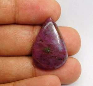 100% Natural Ruby Kyanite gemstone Cabochon Loose For Jewelry 37 Cts. ME-5195 - Picture 1 of 5
