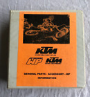 1990's 2000's KTM Motorcycle General parts book Accessory manual
