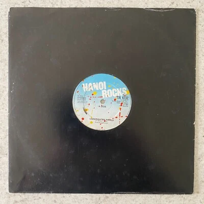 Hanoi Rocks, Underwater World - Rock, Glam 12" Single Vinyl Record 1984 TA 4732 - Image 1 of 4