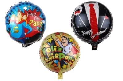 4 piezas Globo 18" Feliz Día del Padre, Dia del Padre Lámina Globo Fiesta Decoración Foto 1 de 4