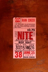 Frank Robinson HOF Notches Career RBI #1,500 HR #485 Ticket 1971 Orioles Red Sox - Picture 1 of 11