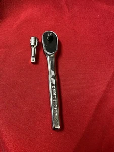 1/4" CRAFTSMAN QUICK RELEASE RATCHET w/ 1 1/4" extension FULL LIFE TIME WARRANTY - Picture 1 of 2