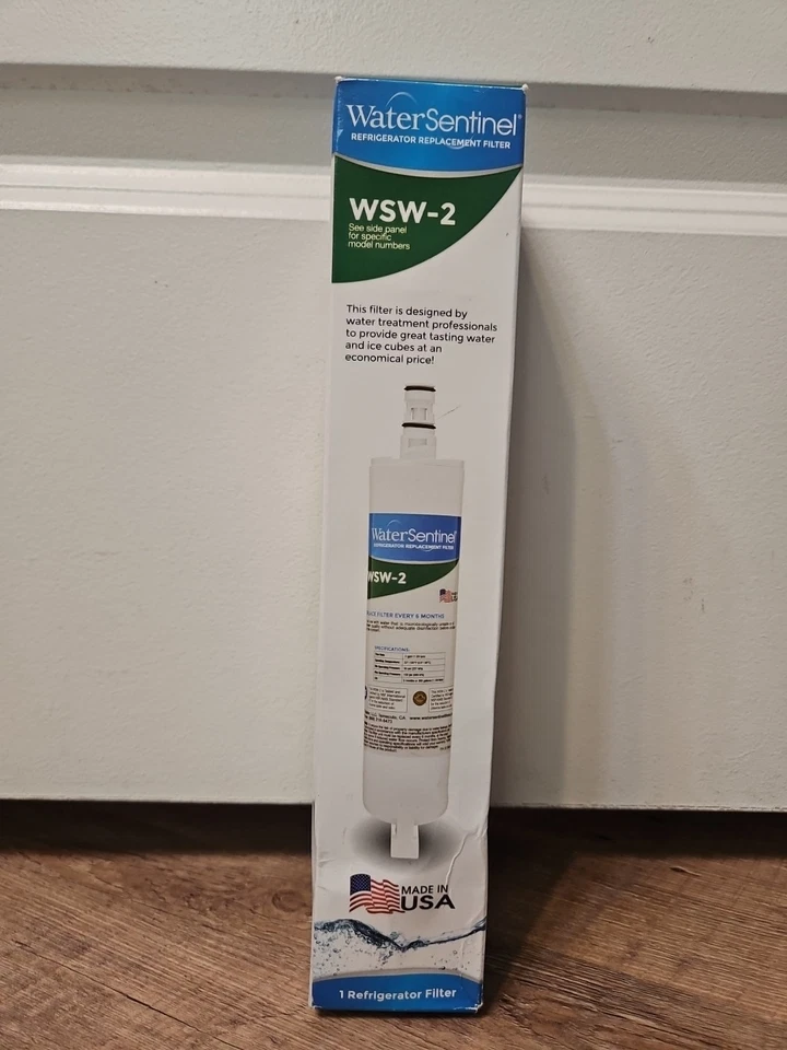 WaterSentinel Replacement Refrigerator Water Filter WSW-2 for Whirlpool Kenmore+ - Image 1 of 1