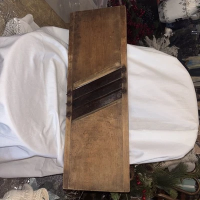 Antique Primitive 27" Wooden Kraut Cabbage Slaw Cutter Slicer (Item # 356) - Image 1 of 4