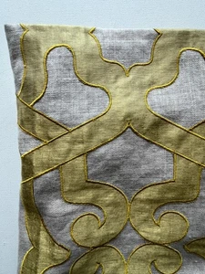 Kravet Couture Modern Elegance Saffron Designer Fabric Remnant 24"x24" - Picture 1 of 3