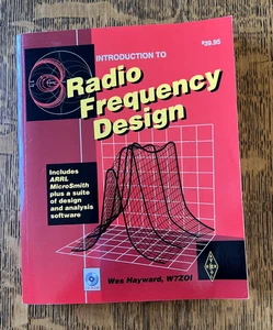 Introduction to Radio Frequency Design Book by Wes Hayward 1st ARRL Ed Paperback - Picture 1 of 3