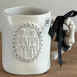 Rae Dunn HALLOWEEN “Til Death Do Us Part” Skeleton Mug NWT & New Release 2025 - Picture 1 of 8