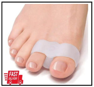 Welnove 12er Pack Ballenkorrektor, Zehentrenner mit 2 Schlaufen, Big Toe Spacer - Bild 1 von 2
