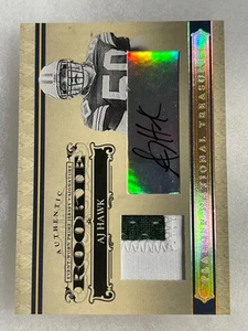 Tarjeta de novato AJ HAWK 2006 National Treasures RPA RC parche automático/25 Packers 120 - Imagen 1 de 2