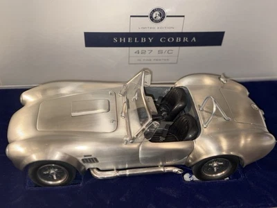 VERY RARE, Limited Edition Shelby Cobra 427 S/C In Fine Pewter #104/1,000. 1/12  - Image 1 of 4