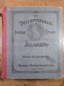 Vintage Scott Publication INTERNATIONALES BRIEFMARKENALBUM, teilweise gefüllt,... - Bild 1 von 17