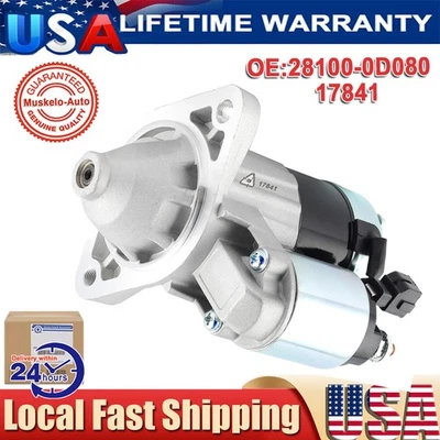 Starter Motor For 2003 2004 2005 2006 2007 2008 Toyota Matrix Corolla 1.8L 17841 Foto 1 de 4