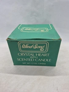 Candela cuore cristallo profumato Wind Song del principe Matchabelli rara 1,7 oz - Foto 1 di 12