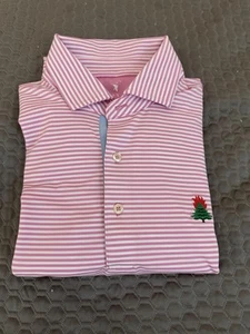 FAIRWAY & GREENE Polo Burning Tree Club M Pink - Picture 1 of 5