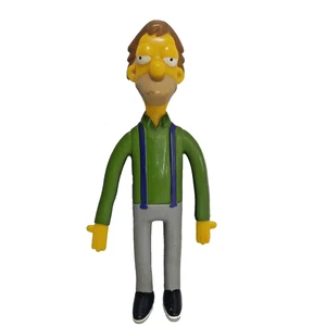 The Simpsons Lennie Leonard 2002 6 Inch Figure Bendable Poseable NJ Croce Co. - Foto 1 di 8