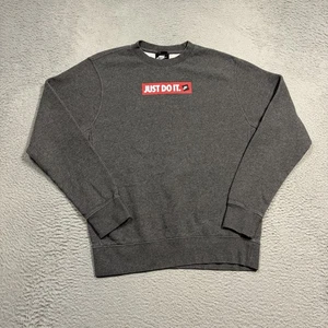 Nike Sweatshirt Herren Large Rundhals Pullover Fleece Just Do It Swoosh BV5089-337 - Bild 1 von 8