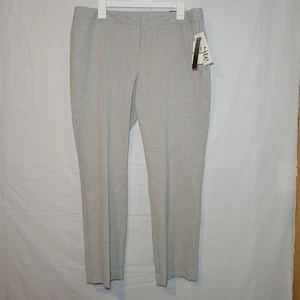 Amanda + Chelsea Lt Grey Dress Pants Slacks 14P NWT! Office Ready - Picture 1 of 13
