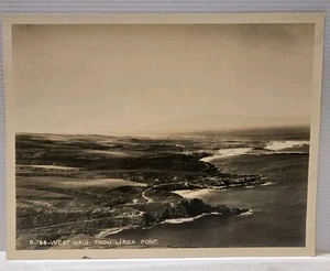 Vintage Hawaii Aerial Photo - West Maui from Lipoa Point - Circa 1930 ~7x9.5 - Picture 1 of 8