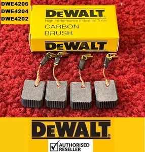 4X Carbon Brushes N421362 For DEWALT Angle Grinder DWE4206  DWE4204 DWE4202 AUTO - Picture 1 of 1
