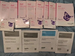 AAT Level 3 Q2022 All Kaplan Books . Study Texts, Exam Kits, Pocket Notes - Picture 1 of 3