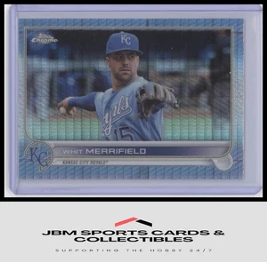 2022 Topps Chrome Sonic #154 Whit Merrifield Prism Refractor - Picture 1 of 2