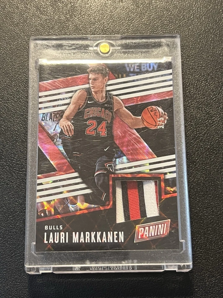 Lauri Markkanen Bulls Panini Father’s Day Patch /5 - Image 1 of 1