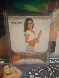 benchwarmer hot for teacher 1/15 Gold Foil Kathryn Smith Premium Base !