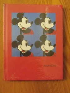 Vintage Disney Mickey Mouse Andy Warhol Address Book 1994? New in shrink wrap - Picture 1 of 9