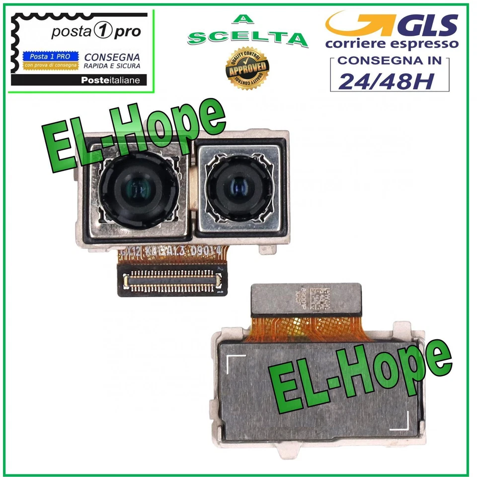 FOTOCAMERA BACK POSTERIORE PER HUAWEI P20 EML-L09 FLAT FLEX MODULO FOTO CAMERA  - Immagine 1 di 1