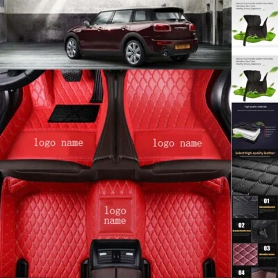 For Acura All Models Car Floor Mats All Weather Leather Carpets Handmade Liners - Imagem 1 de 4