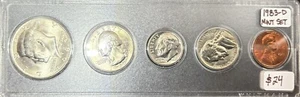 1983-D US Mint Set in Whitman Snap-lock Plastic Holder ~ Very Nice! - Picture 1 of 3