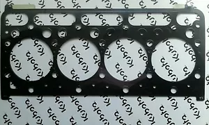Head Gasket Suits Kubota V2203,V2303, 4D87, 4 Cylinder 87mm Bore metal sheet - Picture 1 of 1