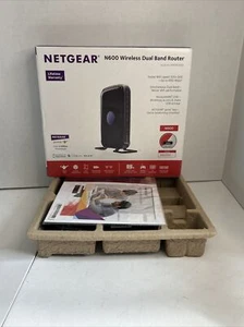 Netgear N600 WNDR3400 5 Ports Wireless Dual Band Router V3 Up To 300-350 Mbps - Picture 1 of 6