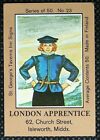 Matchbox label St George Tavern Inn London Apprentice Isleworth Middx MM949