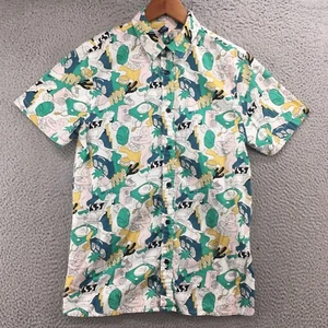 Divided by H&M Short Sleeve Dress Shirt Mens S Multicolor Collared Button Up - Picture 1 of 14