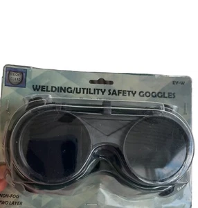 Ritterschutz Schweißerbrille Klappbar dunkle Gläser Sicherheit Augenschutz belüftet - Bild 1 von 6