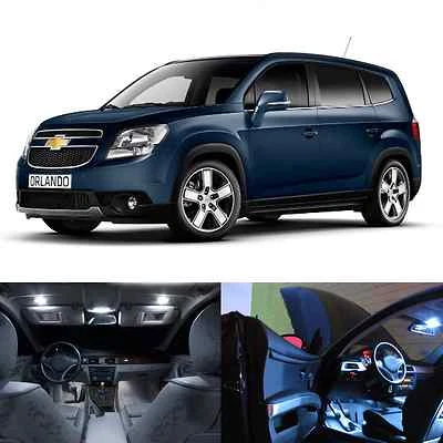 Kit de pacote de licença interior de luzes brancas de LED para Chevrolet Orlando (11 LEDs) - Imagem 1 de 4