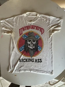 Vintage Lynyrd Skynyrd Shirt 1988 Paper Thin Rare Southern Rock - Picture 1 of 18