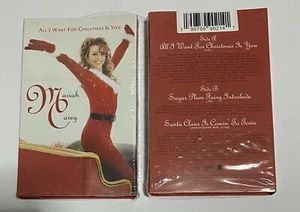 MARIAH CAREY ALL I WANT FOR CHRISTMAS YOU LIMITED ED RED CASSETTE SINGLE RARE  - Picture 1 of 2